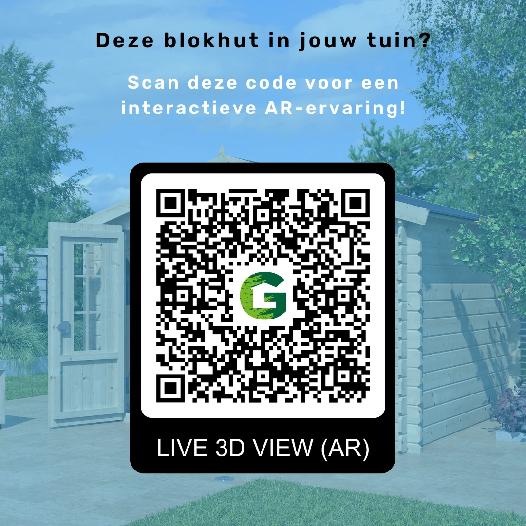 Woodlands Blokhut Salzburg 295 x 295 cm - Afbeelding 3